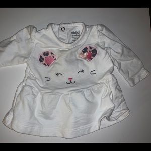 Adorable cat shirt. Child of Mine baby girl